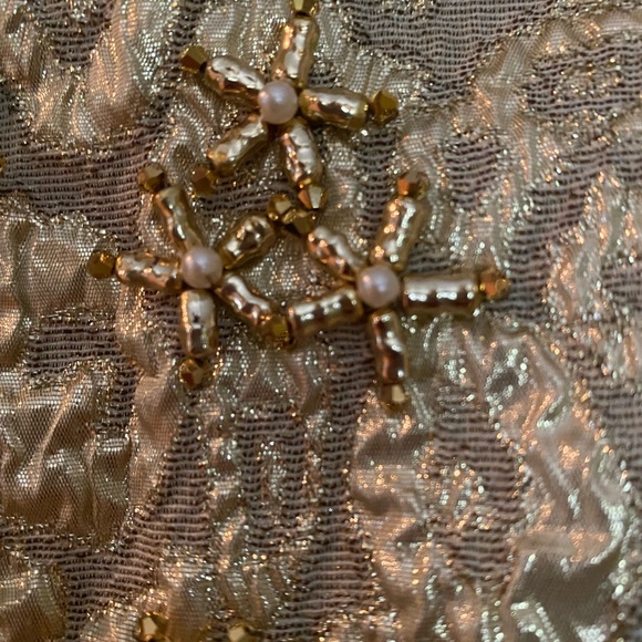 NWT Handmade crystal beaded Veil - fancy scarf - wrap - Picture 5 of 10